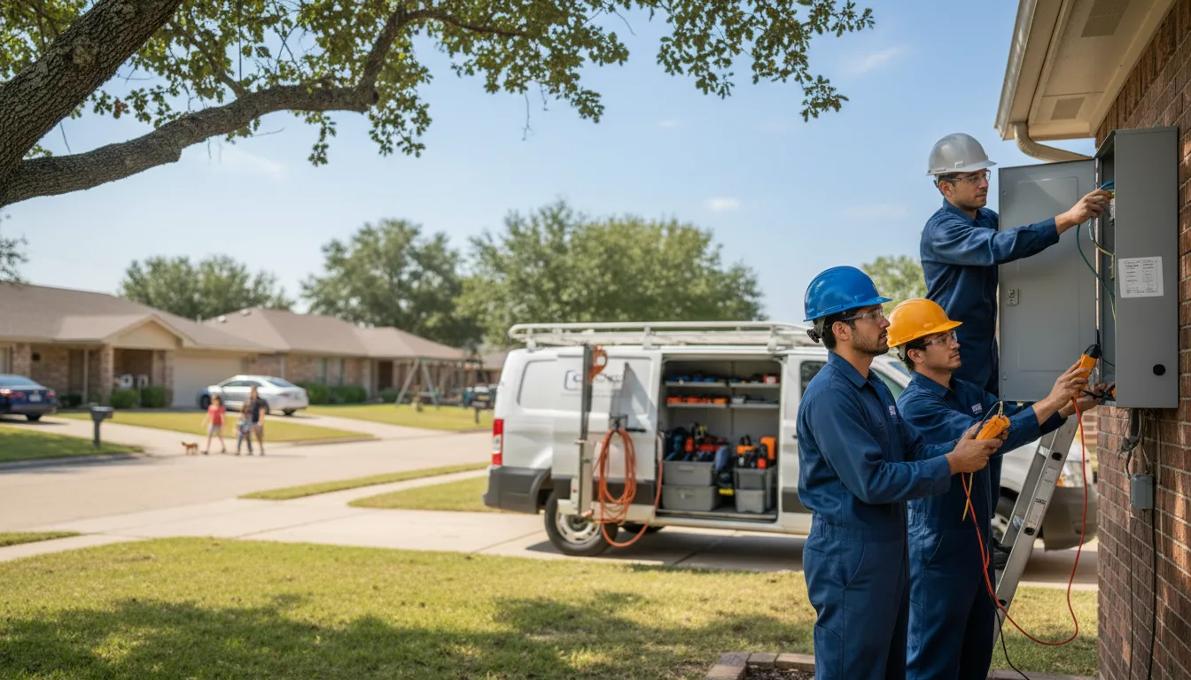 Certified electrician providing emergency electrical services in Wayne, NE